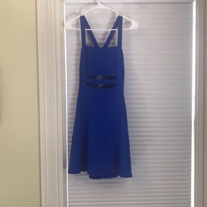 Royal blue dress